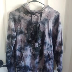 Tie-Dye Hot Topic Skull Hoodie